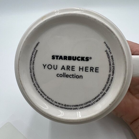 Starbucks 2013 You Are Here Collector's Series Mug Portland OR Mug Bridges Roses - Picture 7 of 9